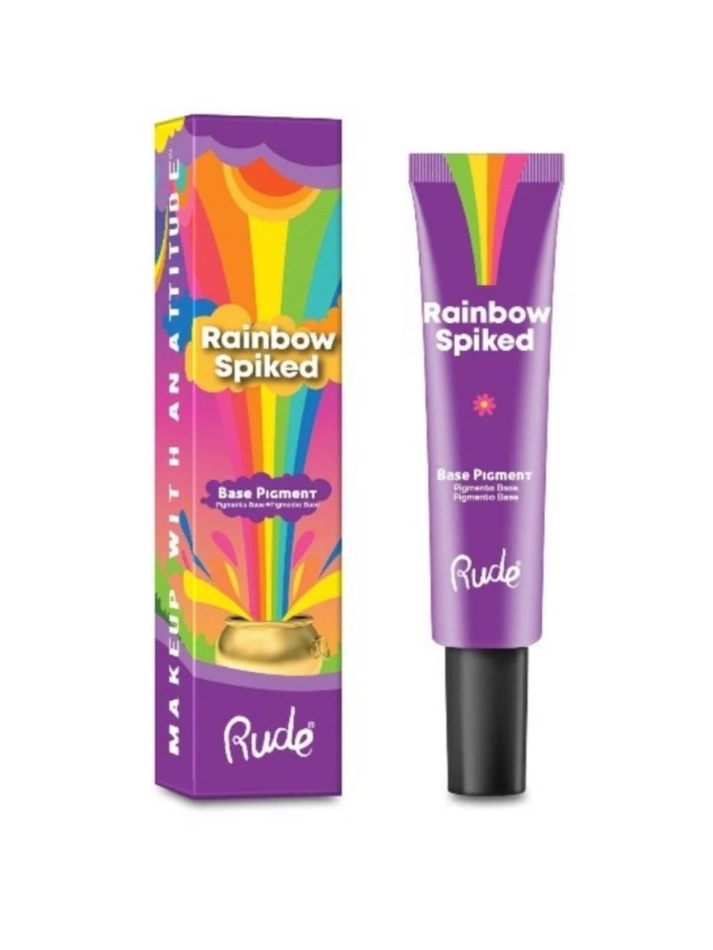 RUDE Rainbow Spiked Base Pigment